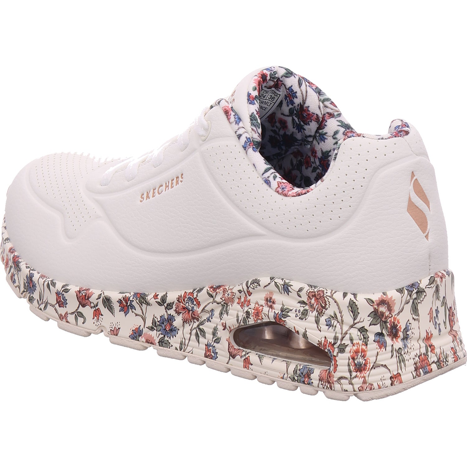 SKECHERS Damen Sneaker Uno Safari Time in weiß