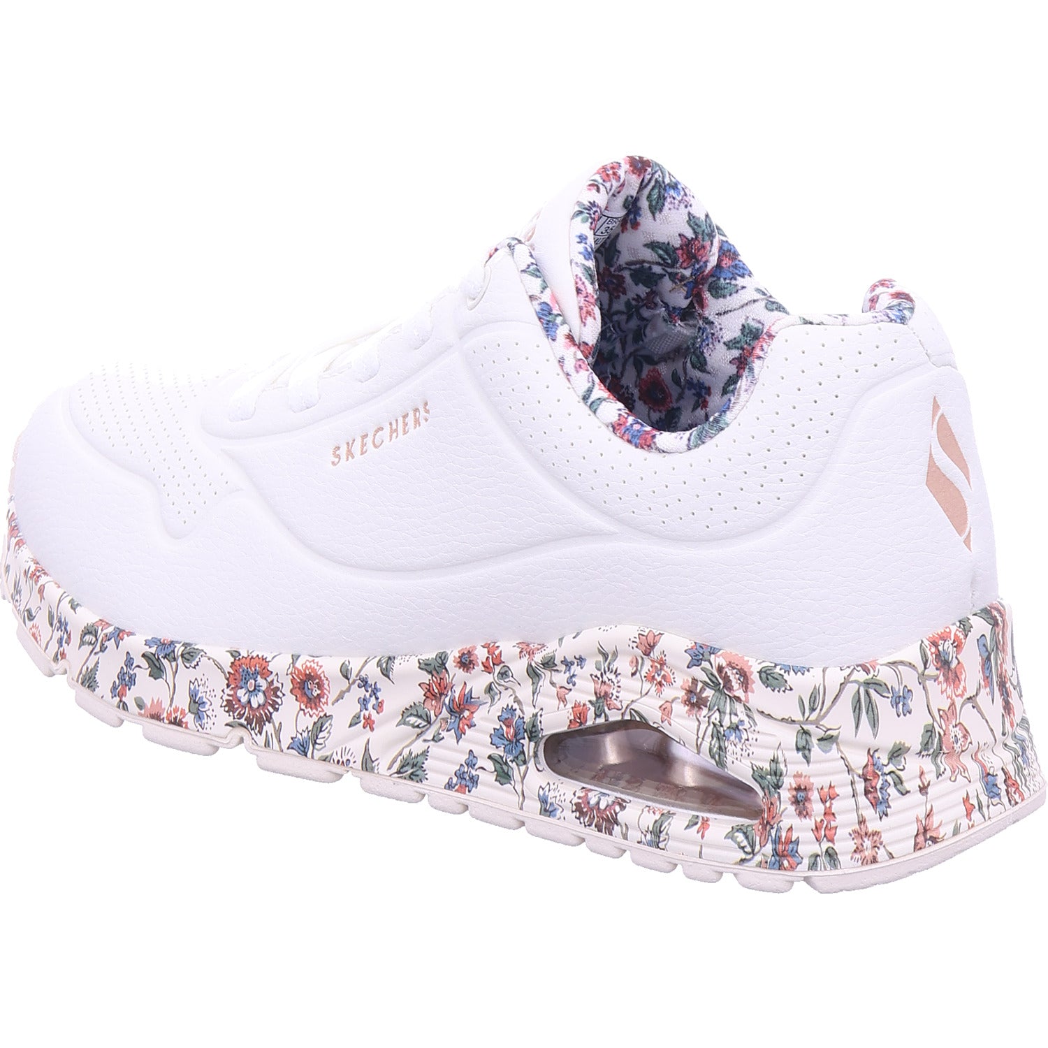 SKECHERS Damen Sneaker Uno Safari Time in weiß