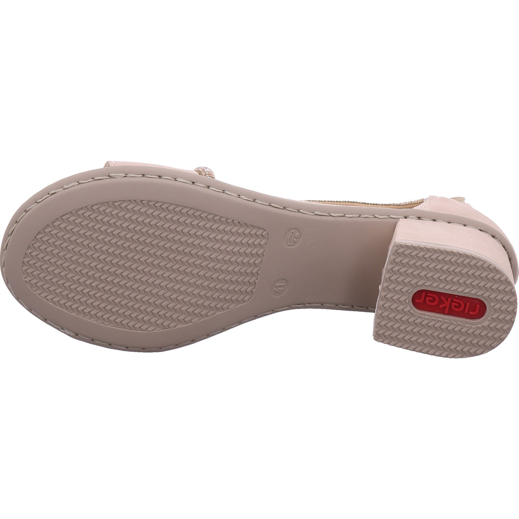 Rieker Damen Sandale  in rose