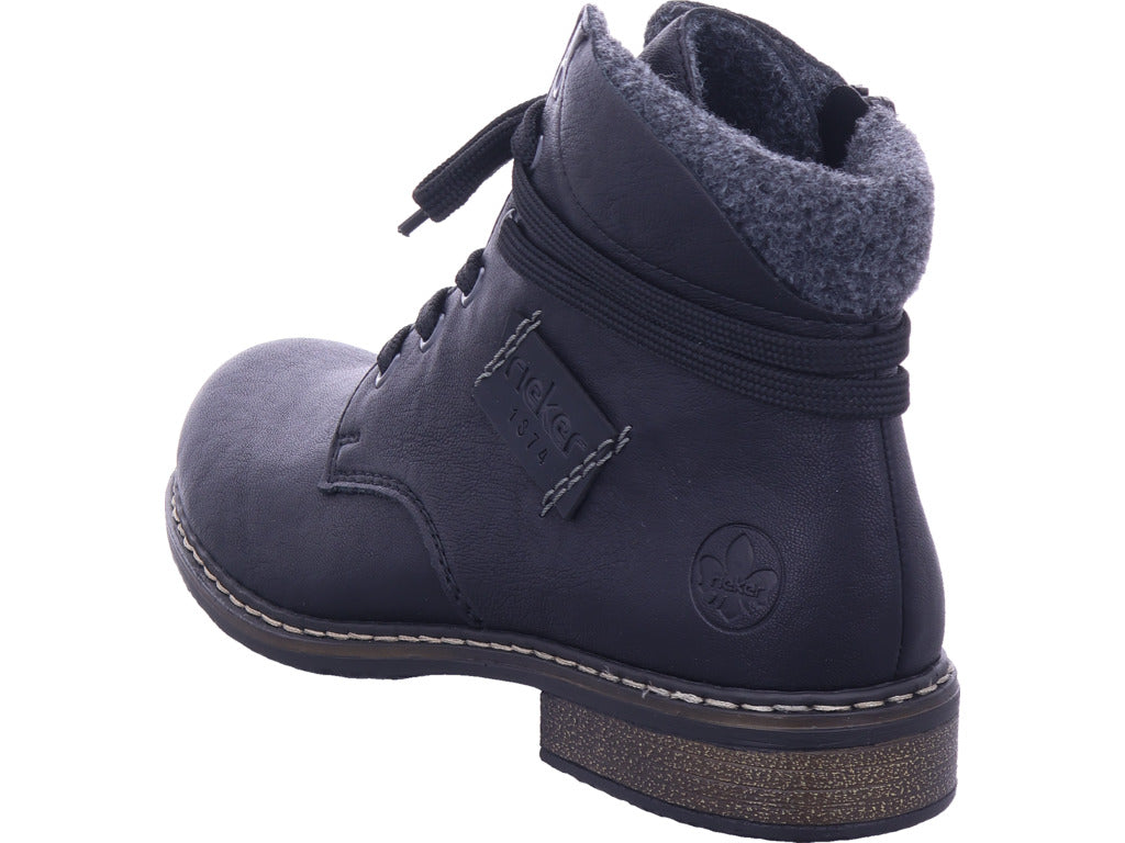 Rieker Damen Stiefel Hwk Damen Stiefel in schwarz