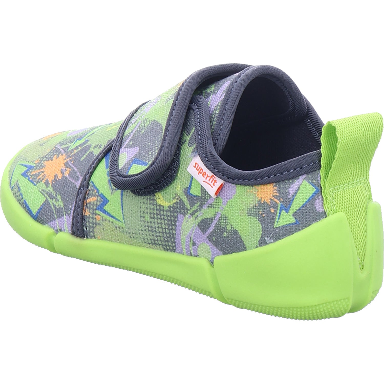 Superfit Jungen Hausschuh Hausschuh Textil \ Venti in grau