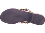 Lazamani Damen Pantolette  in braun