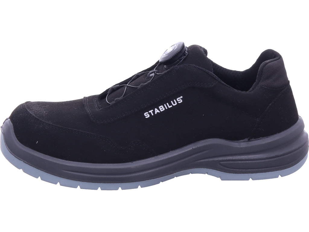 Stabilus Unisex – Dospělí polobotky Jorden Low Black Twis v černé barvě