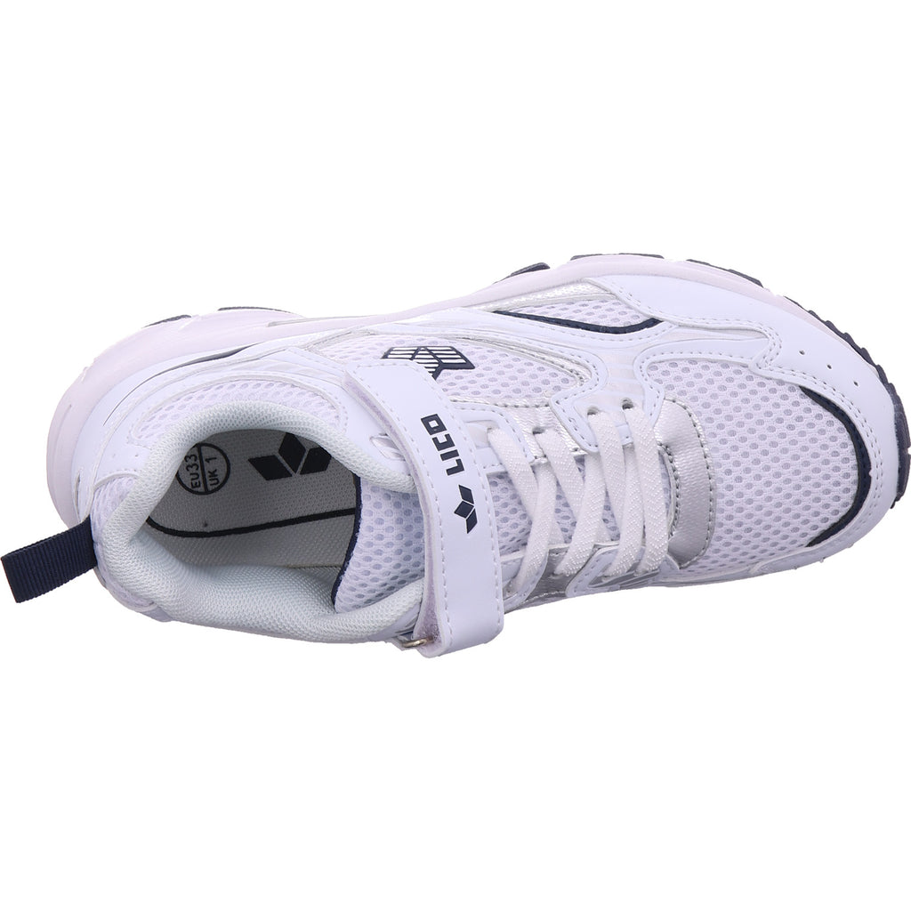 Lico Girls' Athletic Shoe Lanton Vs in white