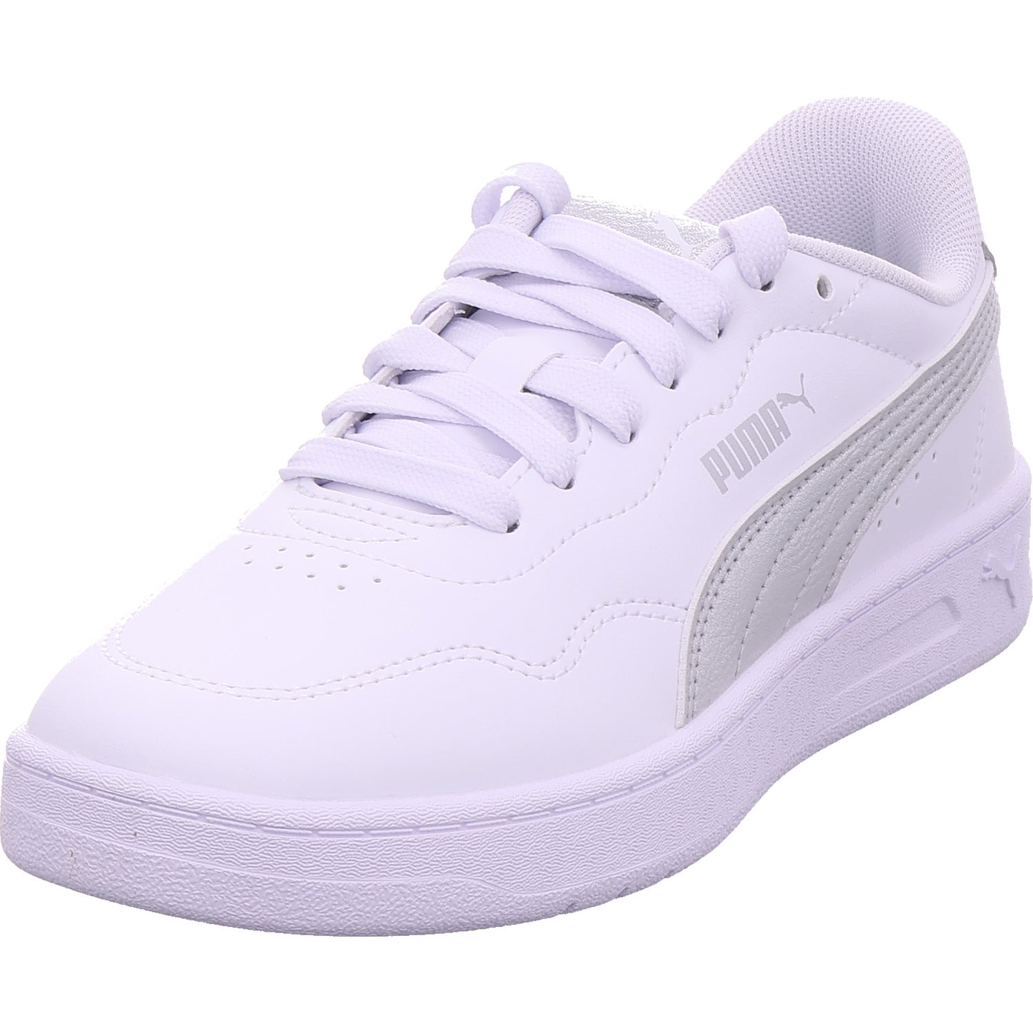 Dámské tenisky Puma Court Lally Metallic Whisper v bílé barvě