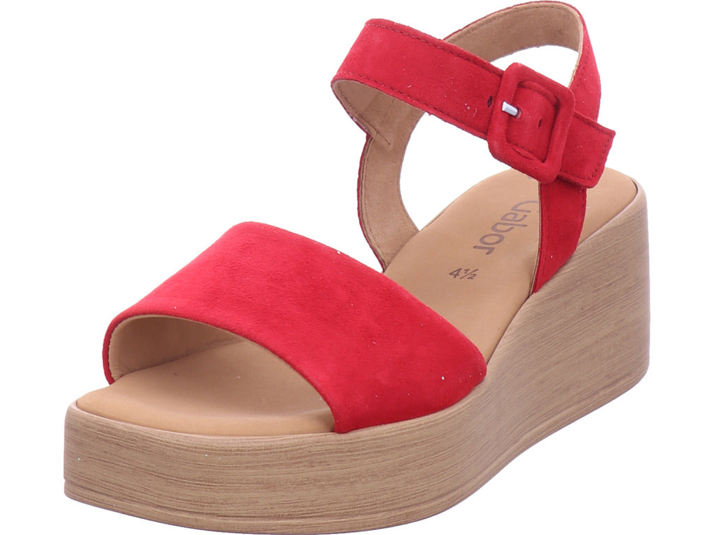 Gabor Damen Sandalette  in rot