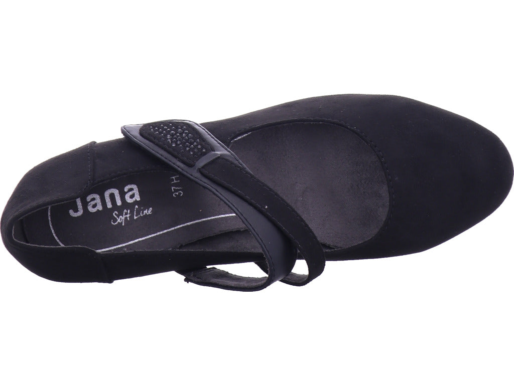 Jana Damen Pump  in schwarz