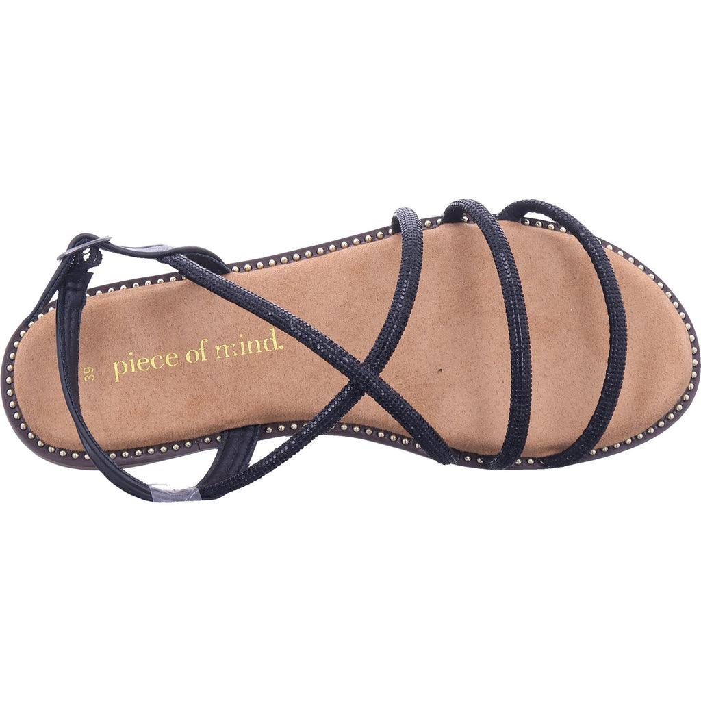 Dámské sandály Planet Footwear v černé barvě