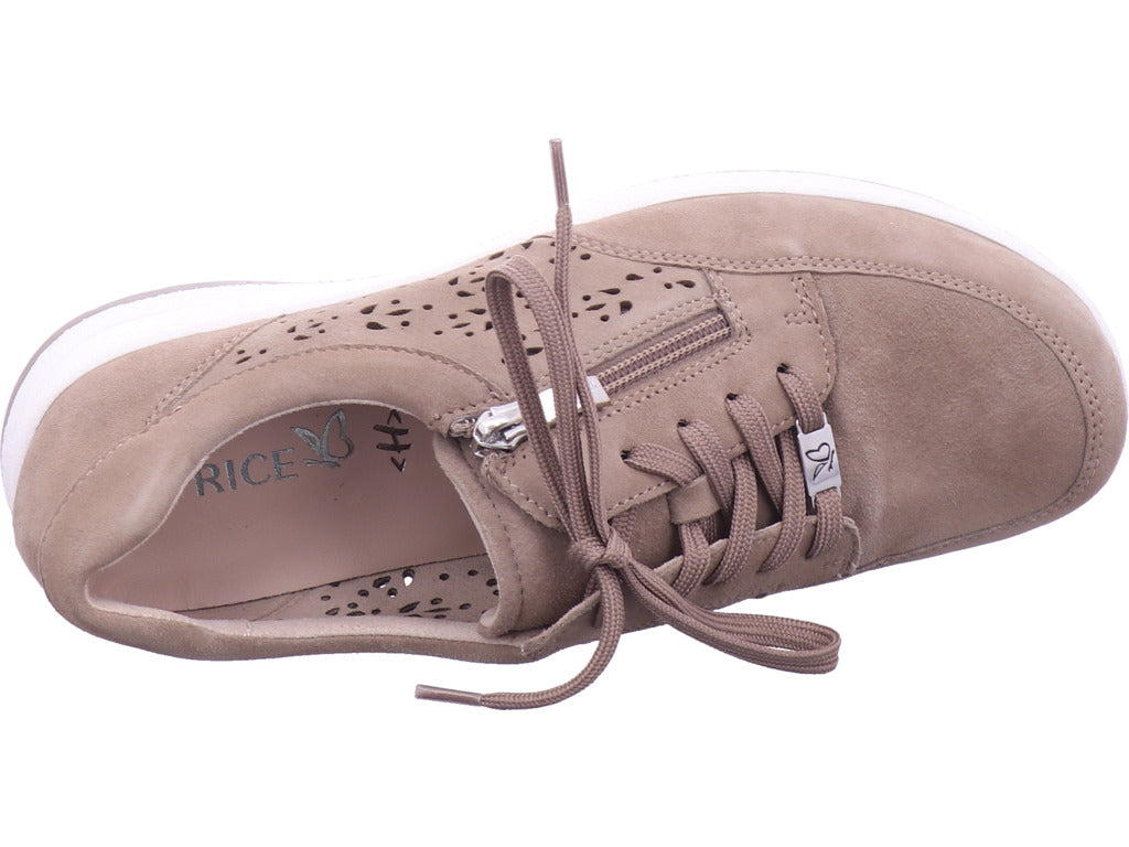 Caprice Damen Sneaker Women Lace-Up in beige
