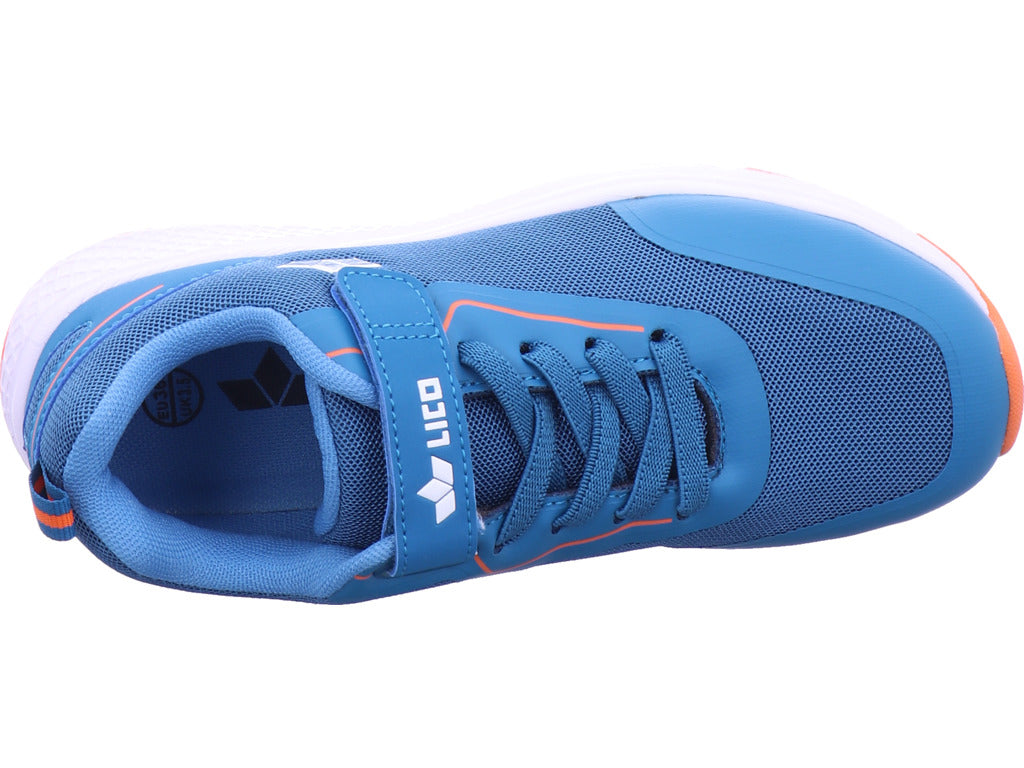 Lico Boys' Athletic Shoe in blue