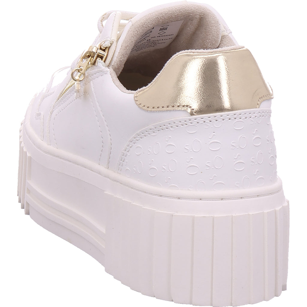 s.Oliver Damen Sneaker  in weiß