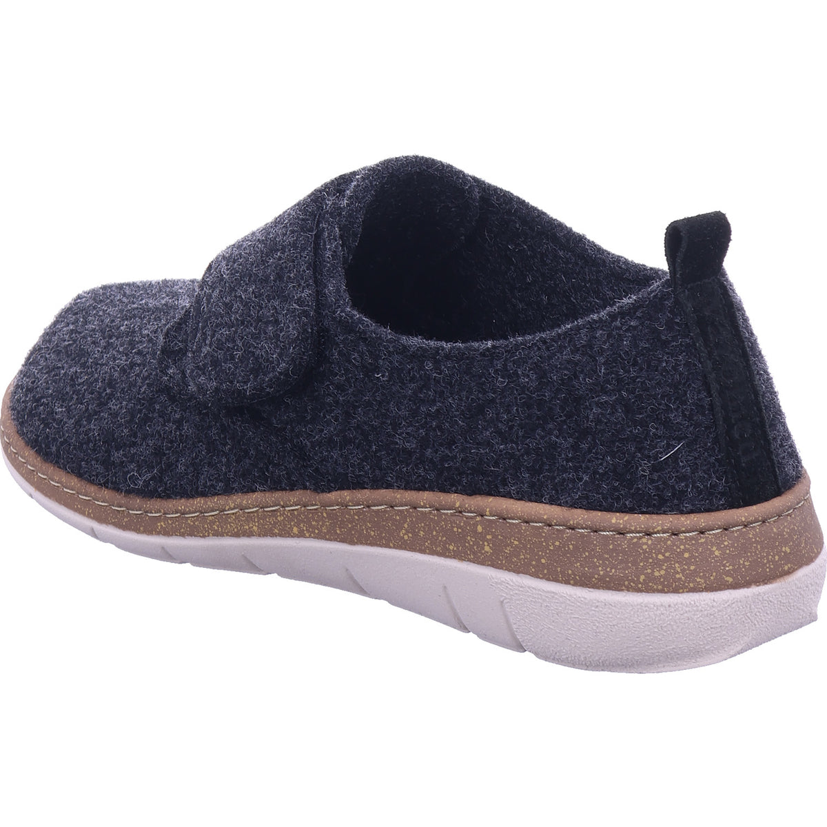 Florett Damen Hausschuh Wenke Slipper in schwarz