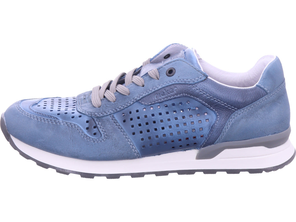 Rieker men's low shoes Fsk men's low shoes in blue