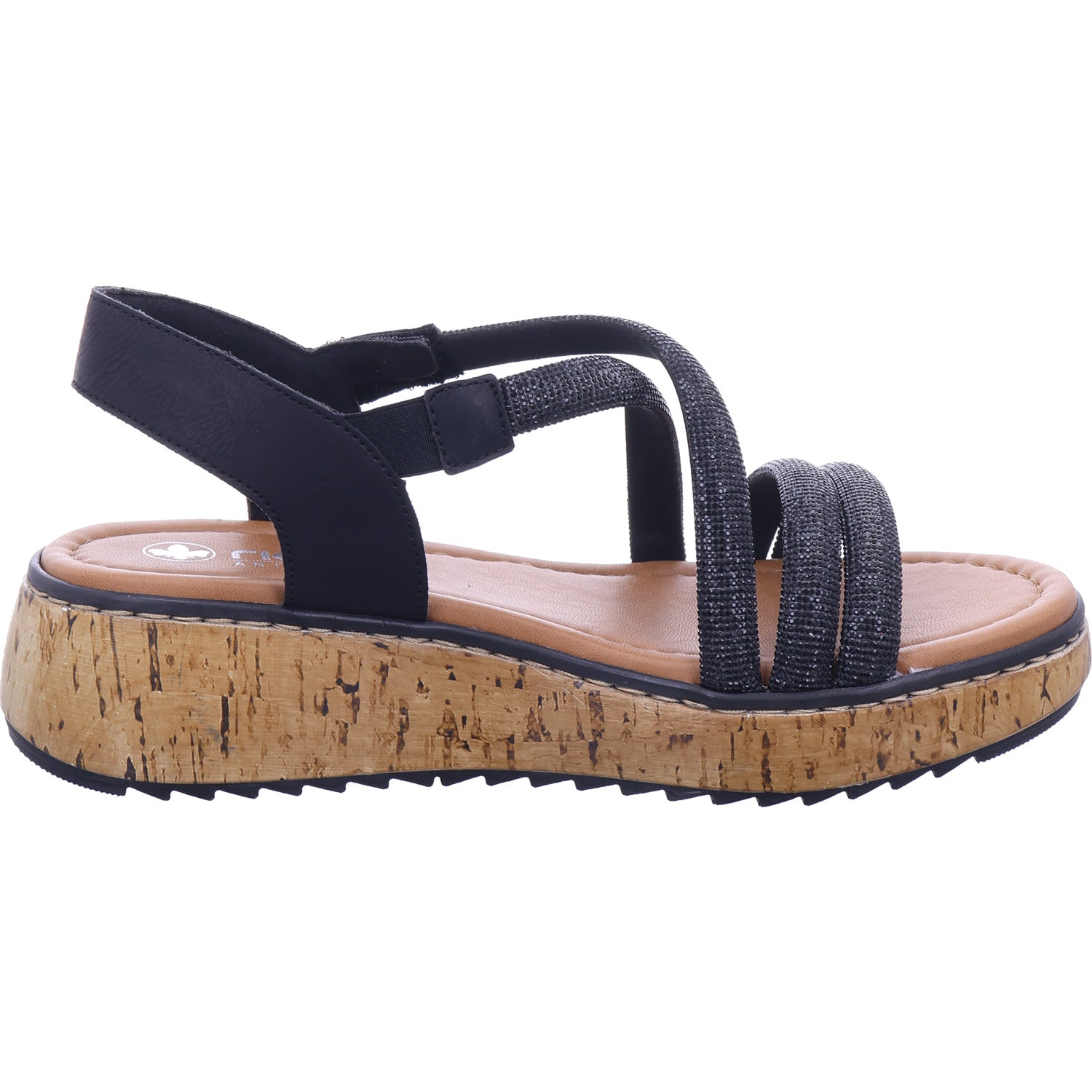Rieker Women's Sandal in black