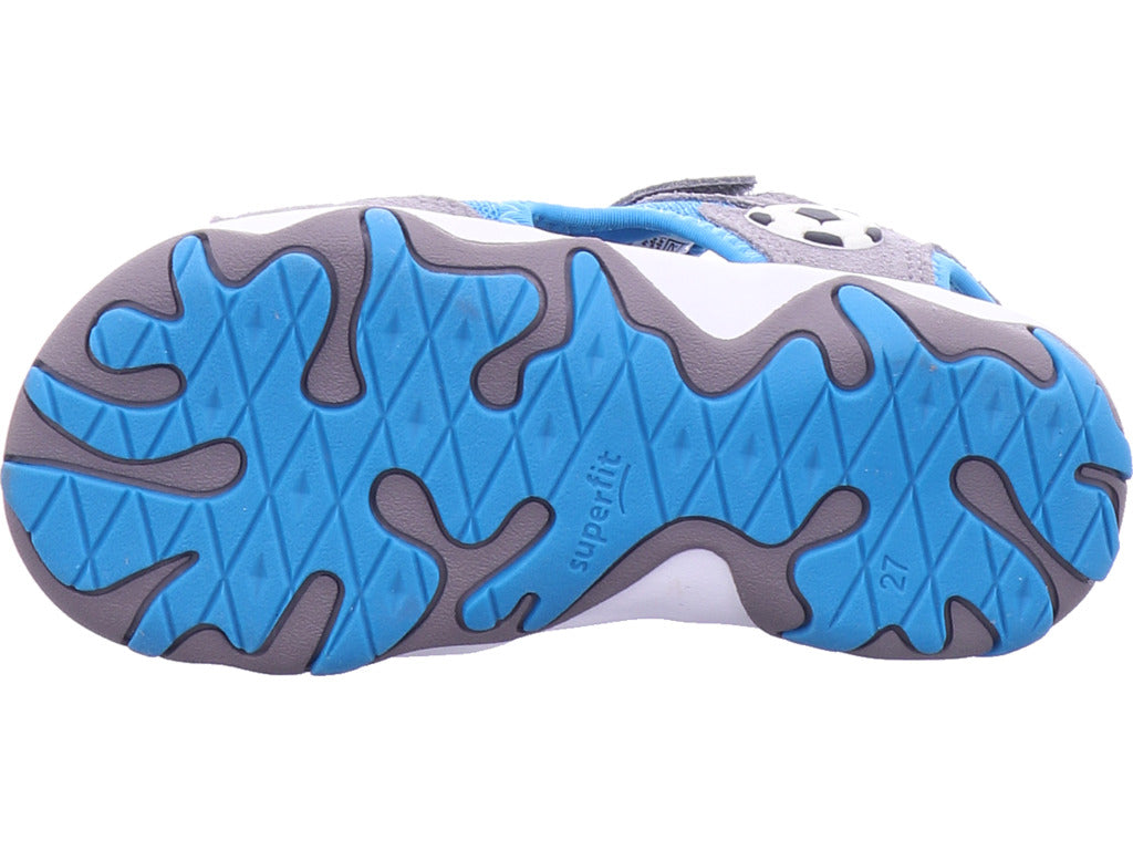 Superfit   Sandale Leder \ Mike 3.0 in blau