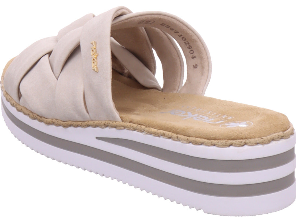 Rieker Women's Mule Fsk Women's Sandals in beige