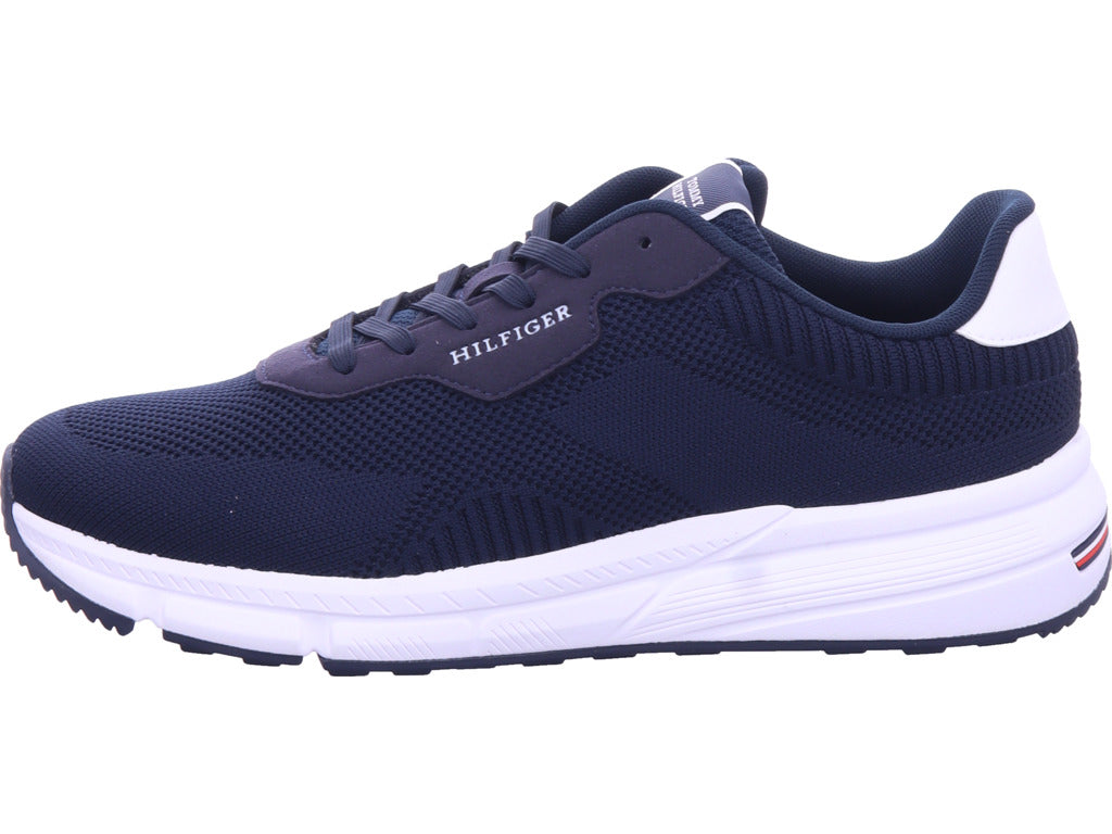 Tommy Hilfiger Pánské tenisky Lightweight Rwb Knit v modré barvě