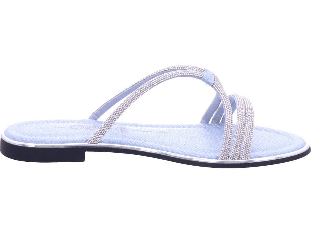 Buffalo Damen Pantolette  in silber