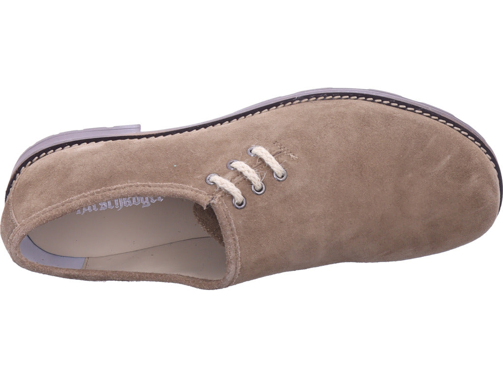Esgano pánské polobotky Haferlschuhe v béžové barvě