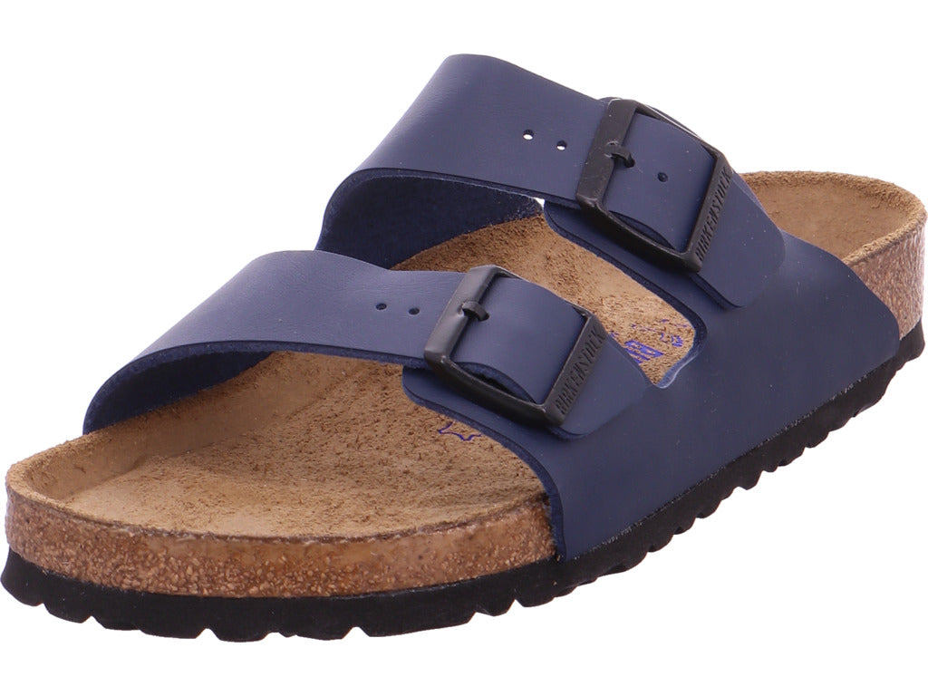 Pánské pantofle Birkenstock v modré barvě