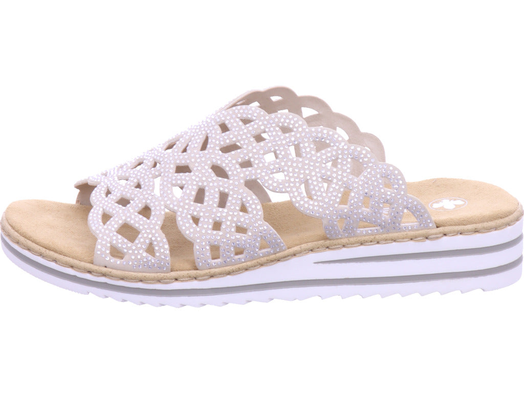 Rieker Women's Mule Fsk Women's Sandals in beige