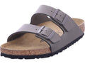 Birkenstock Men's Arizona Natural Leather Sandal in Grey