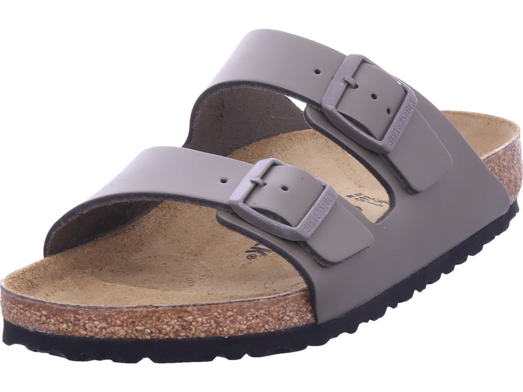 Birkenstock Men's Arizona Natural Leather Sandal in Grey