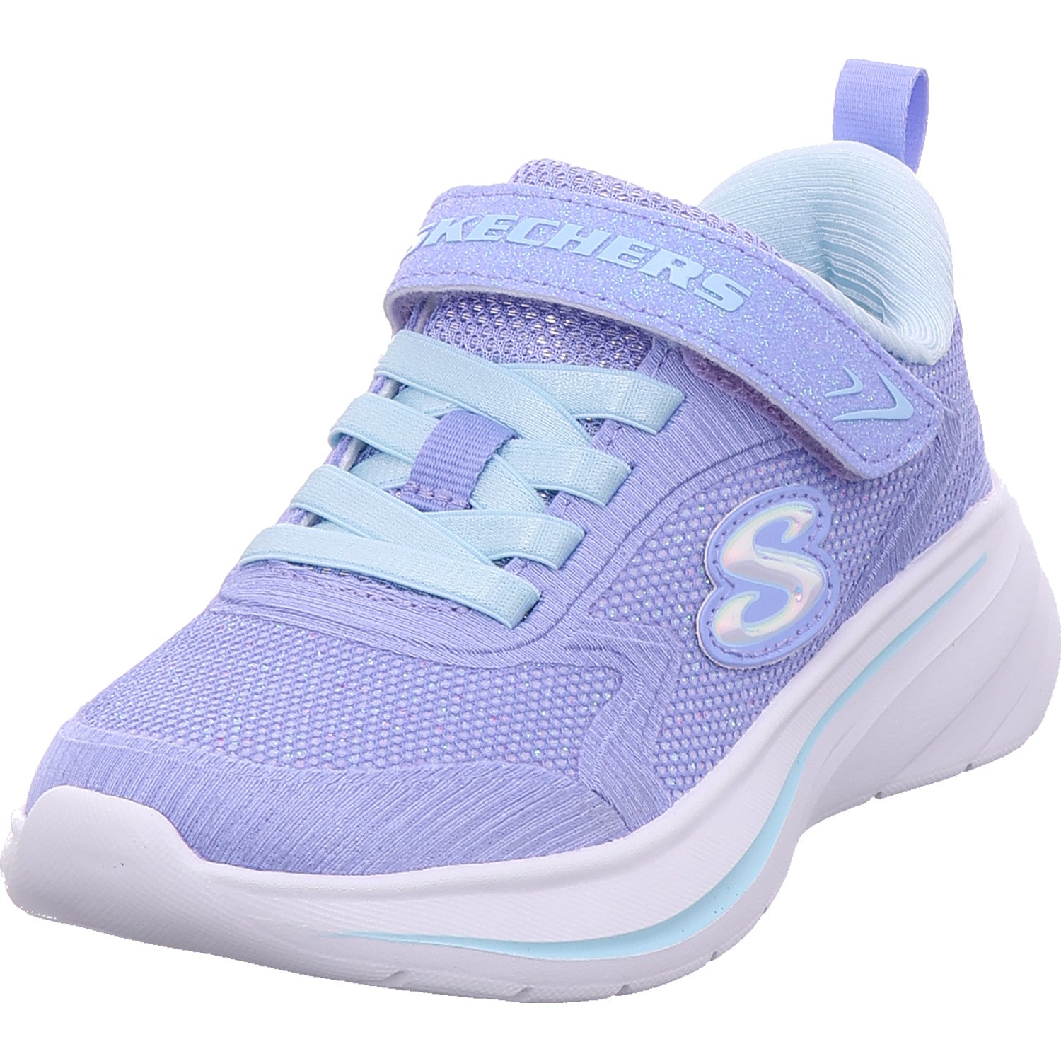 SKECHERS dívčí sportovní obuv Peri Wave ve fialové