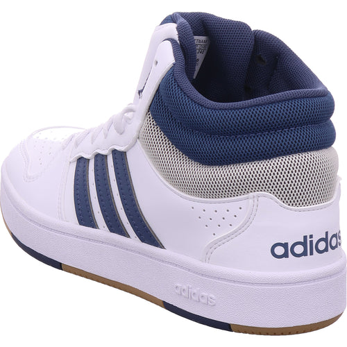 Adidas chlapecké tenisky Hoops Mid Classic J v bílé
