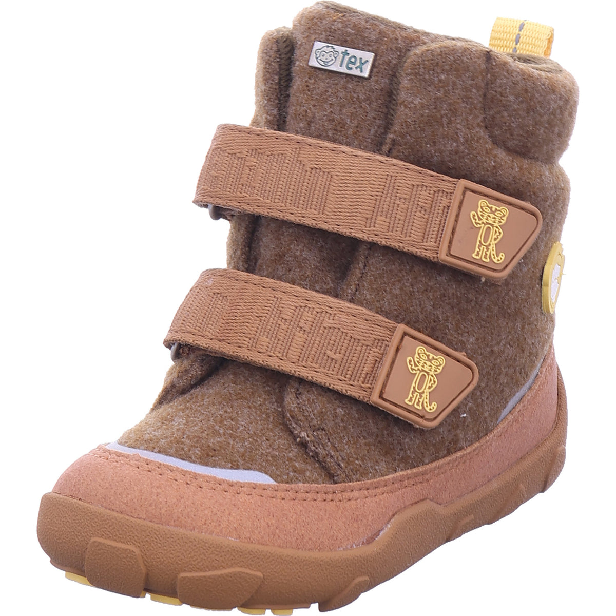 Affenzahn Jungen Barfußschuhe Tiger in braun