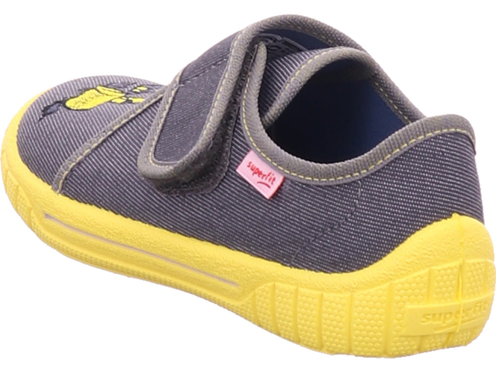 Superfit Boys' Slipper Textile \ Bill in Grey