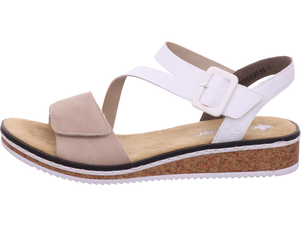 Rieker Women's Sandal Fsk Women's Sandals in beige
