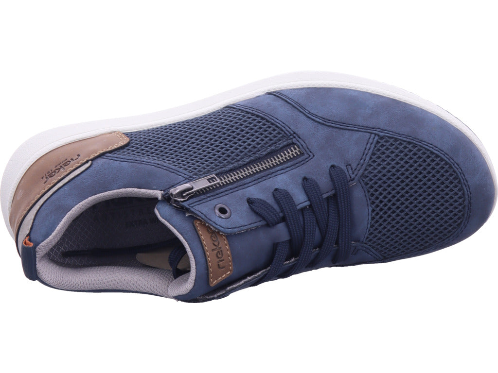 Rieker Herren Sneaker Fsk Herren Halbschuhe in blau