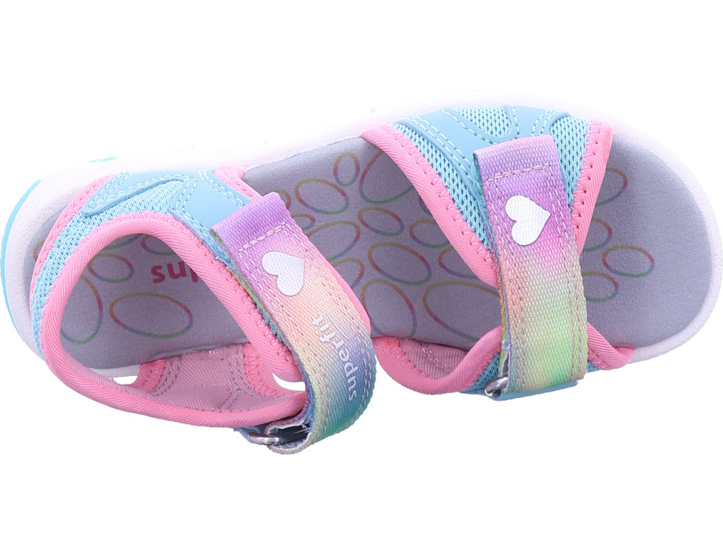 Superfit Mädchen Sandalette Pebbles in grün