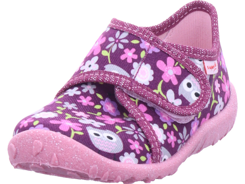 Dívčí textilní pantofle Legero \ Spotty ve fialové barvě