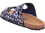 Indigo Jungen Pantolette Bio Kinder in blau