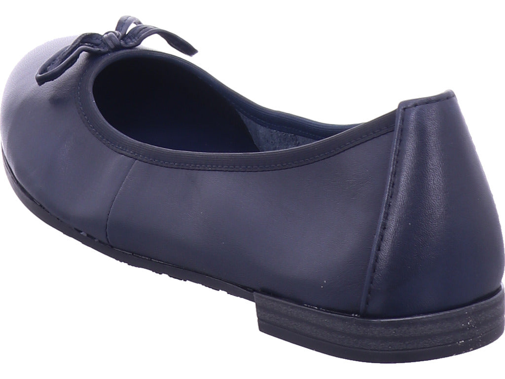 Marco Tozzi Damen Ballerina Woms Ballerina in blau