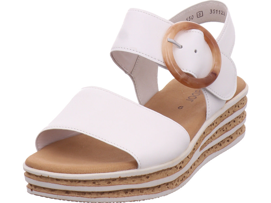 Gabor women's sandals in white