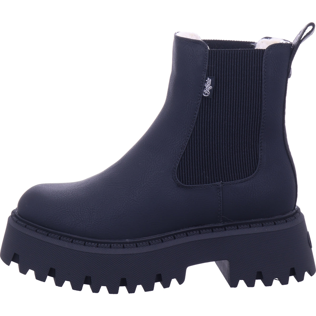 Buffalo Damen Stiefelette Bfl // Aspen Chelsea in schwarz