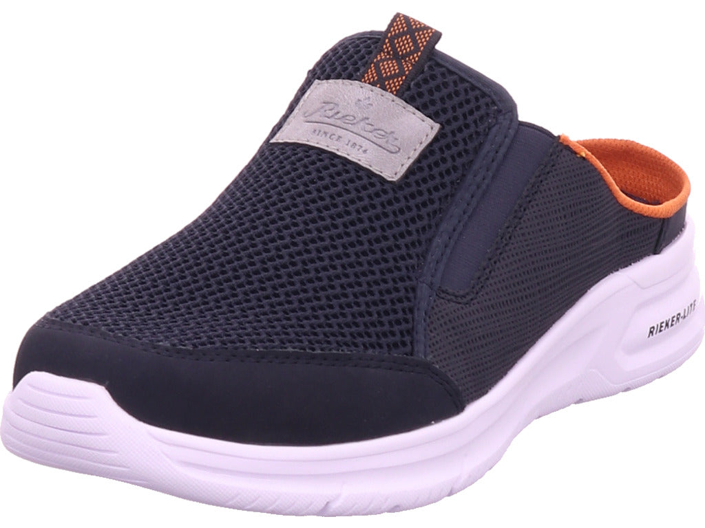 Rieker Herren Pantolette Fsk Herren Halbschuhe in blau