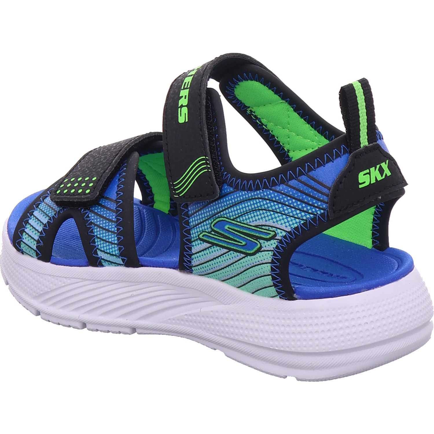 SKECHERS Chlapecké sandály Microspec Splash v černé barvě