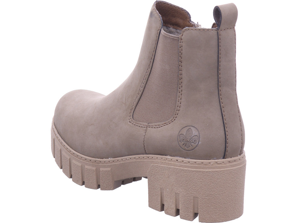 Rieker Damen Stiefel Hwk Damen Stiefel in beige