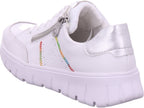 Rieker women's sneakers Fsk women's low shoes in white