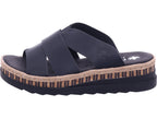 Rieker Damen Pantolette  in schwarz