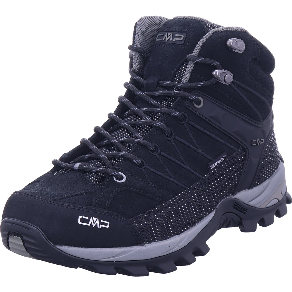 CMP Herren Wanderschuhe Rigel Mid Wp Trekking in schwarz