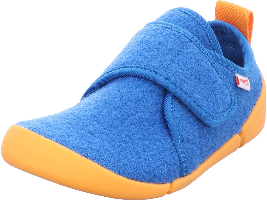 Superfit Unisex - Dětské bačkůrky Venti Barfuss v modré barvě