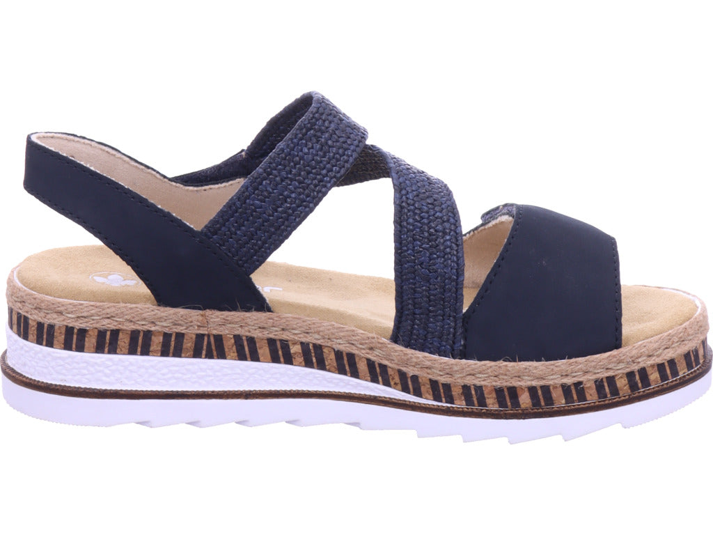 Rieker Women's Sandal Fsk Women's Sandals in blue