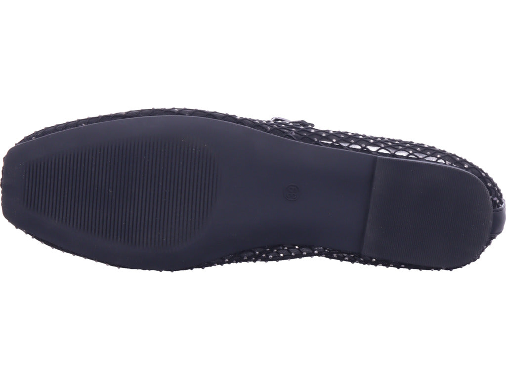 La Strada Damen Ballerina  in schwarz