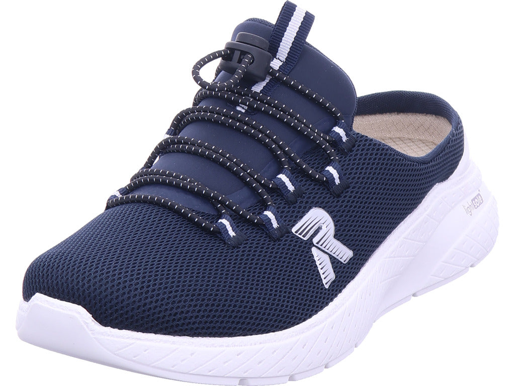 Rieker Damen Sabot Fsk Damen Halbschuhe in blau