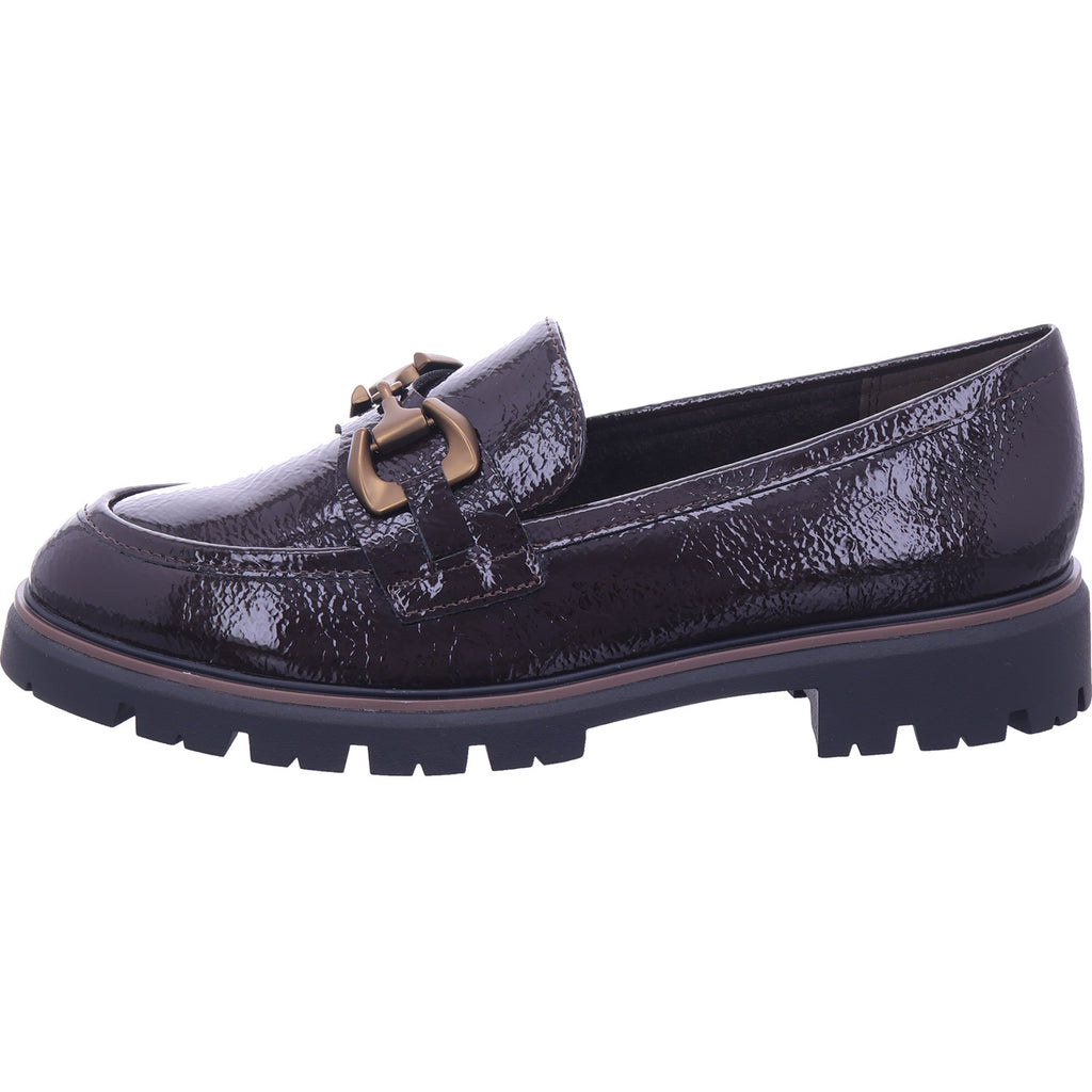 Marco Tozzi Damen Halbschuh  in dunkel-braun
